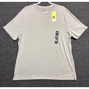 All In Motion Men's Shirt Activewear Short Sleeve Beige Large